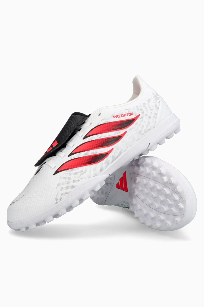 Ghete de fotbal adidas Predator Club FT TF - Alb