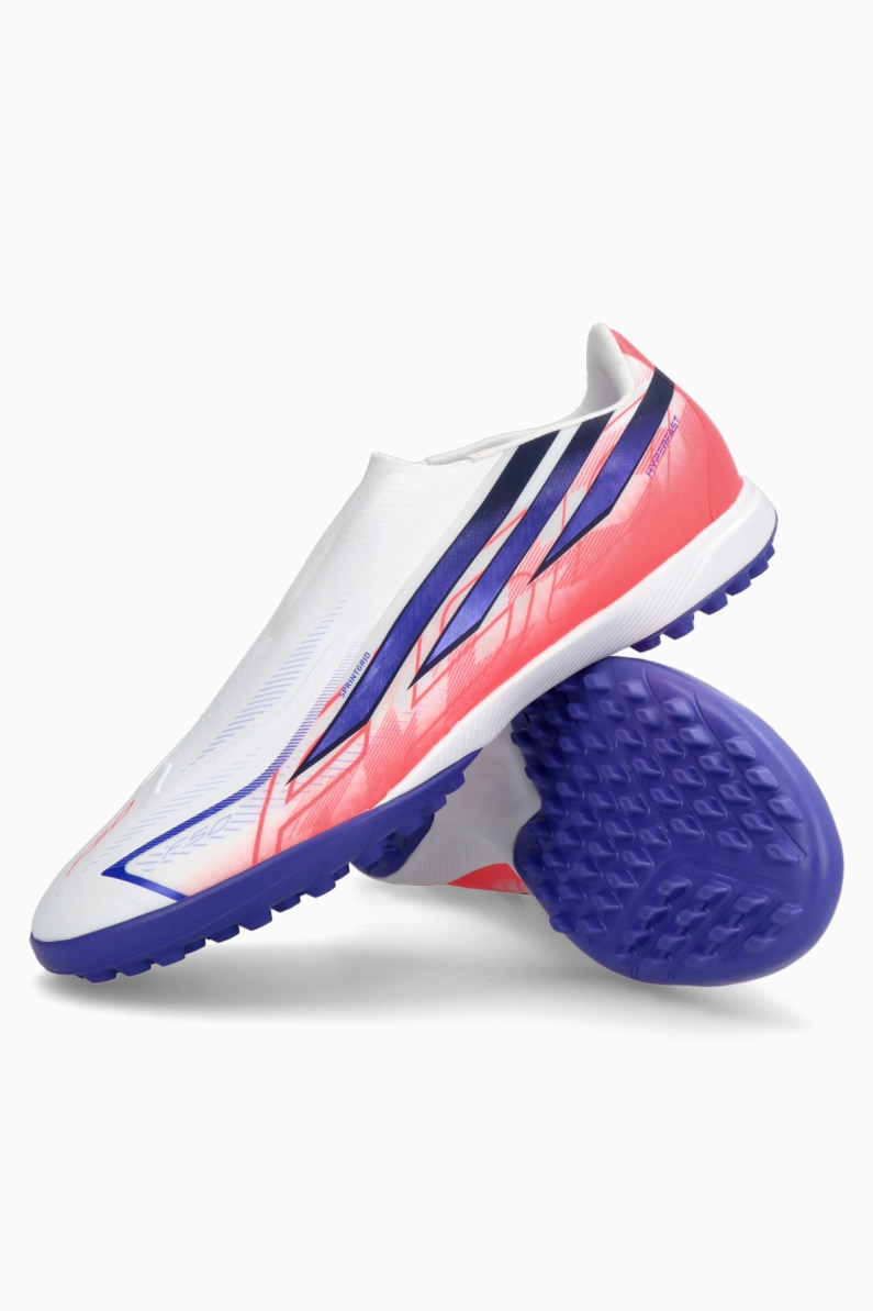 Ghete de fotbal adidas F50 Hyperfast League LL TF - Alb