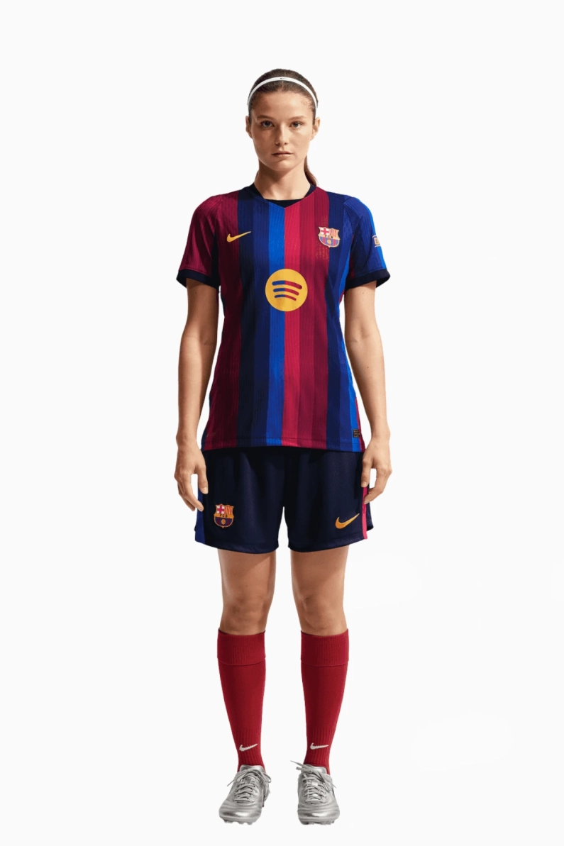 Tricou Nike FC Barcelona 26/27 Home Match pentru femei - Albastru Marin, Claret