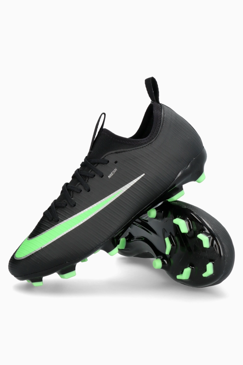 Ghete de fotbal Nike Zoom Mercurial Vapor 17 Academy FG/MG Junior - Negru