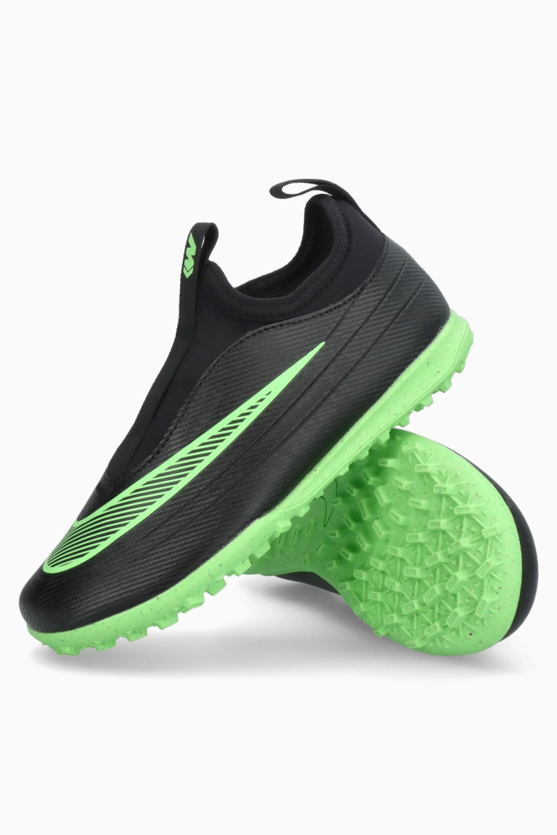 Ghete de fotbal Nike Mercurial Vapor 17 Club TF Junior - Negru