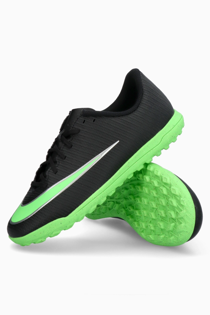 Ghete de fotbal Nike Mercurial Vapor 17 Club TF Junior - Negru