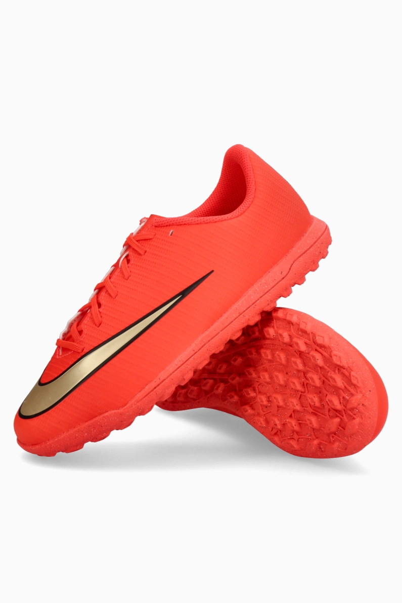 Ghete de fotbal Nike Mercurial Vapor 17 Club TF Junior - Roșu