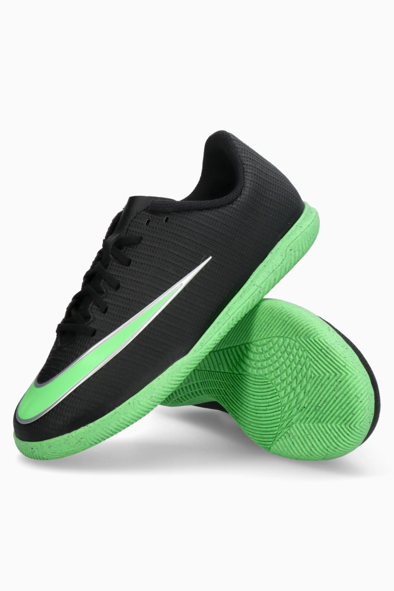 Ghete de fotbal Nike Mercurial Vapor 17 Club IC Junior - Negru