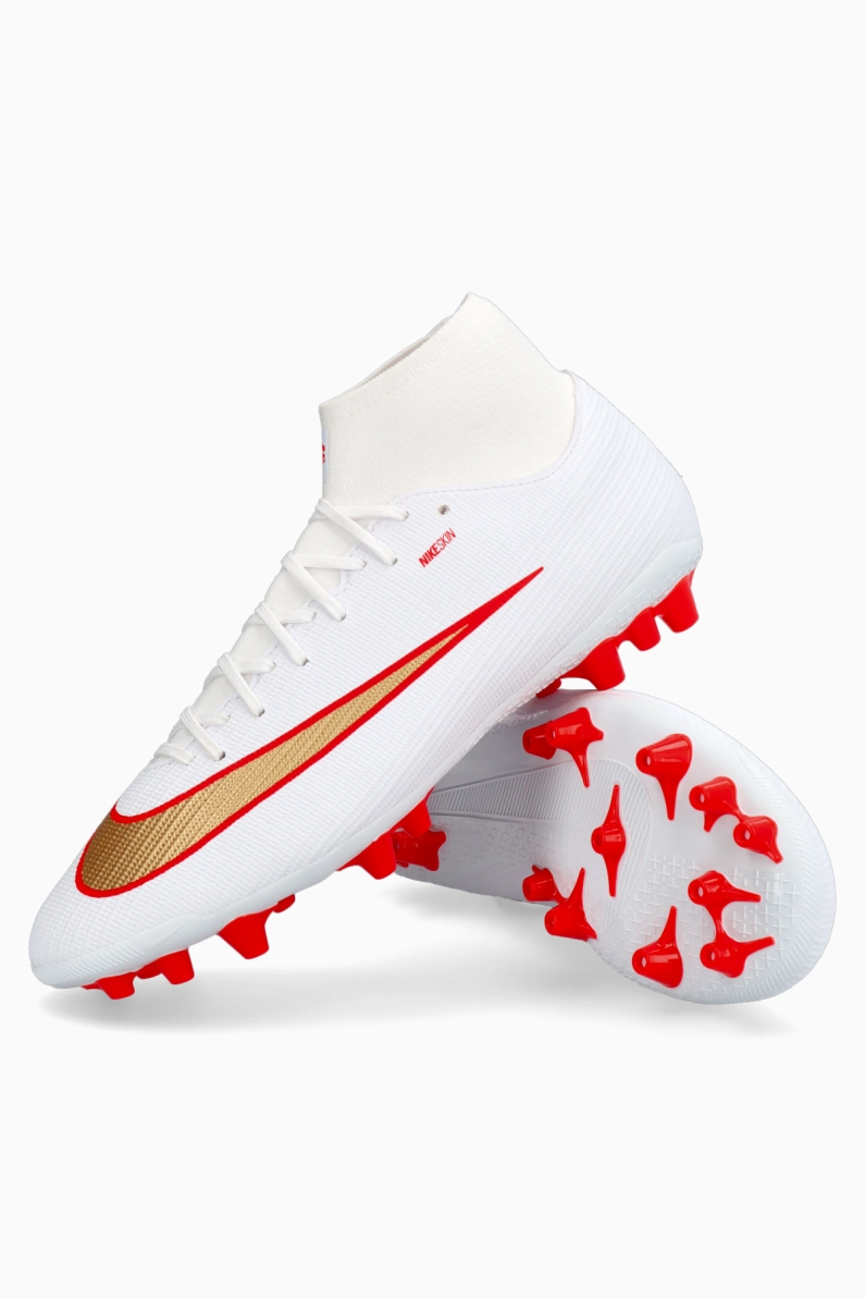 Ghete de fotbal Nike Zoom Mercurial Superfly 11 Academy AG - Alb (PSH-IO1496-100-P) Ghete fotbal sintetic, Ghete Semi-amatori, Nike Break Em’, Nike Mercurial
