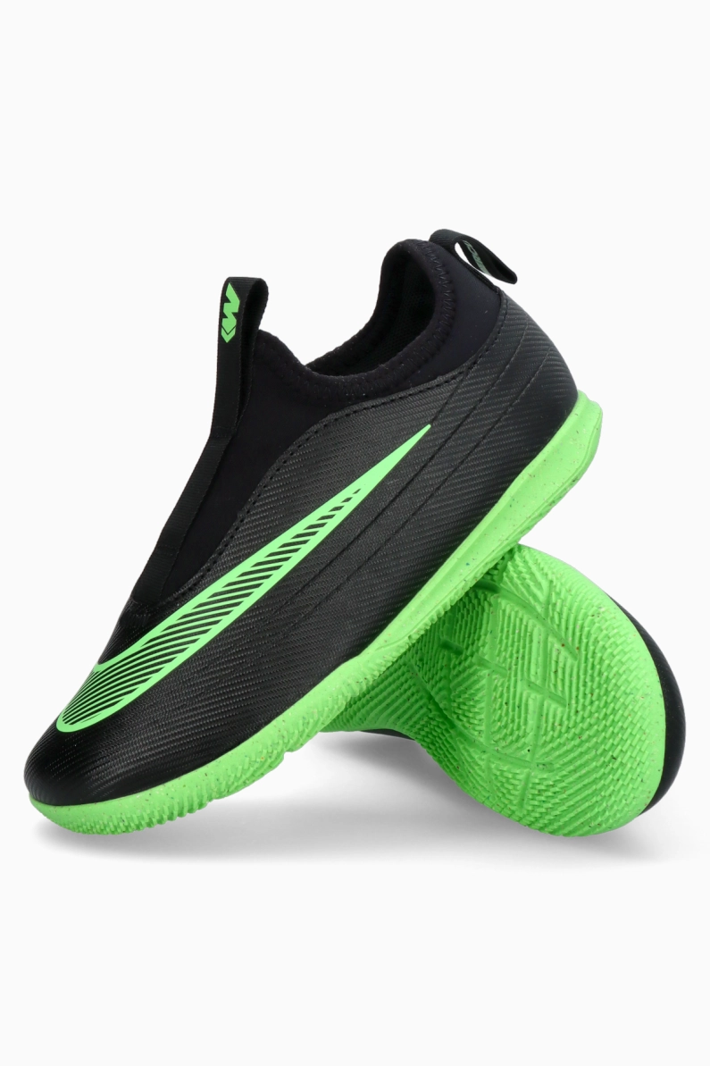Ghete de fotbal Nike Mercurial Vapor 17 Club Flex IC Junior - Negru