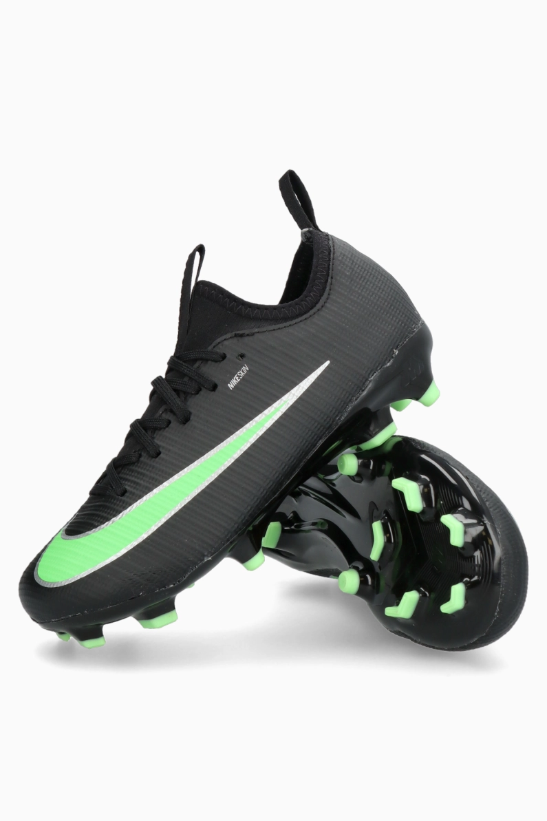Ghete de fotbal Nike Zoom Mercurial Vapor 17 Academy FG/MG Junior - Negru