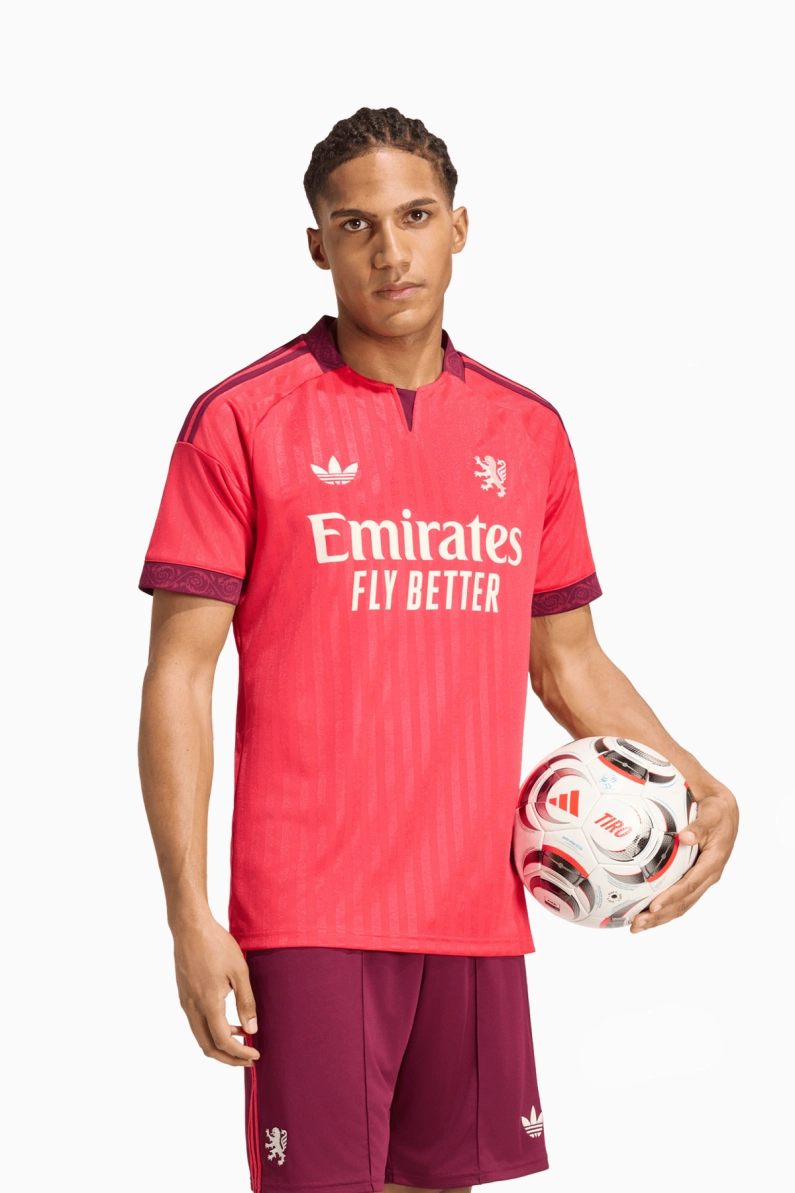 Tricou adidas Olympique Lyon 26/27 Away Replica - Roșu