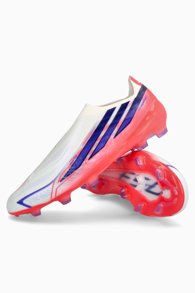 Ghete de fotbal adidas F50 Hyperfast Pro LL FG - Alb