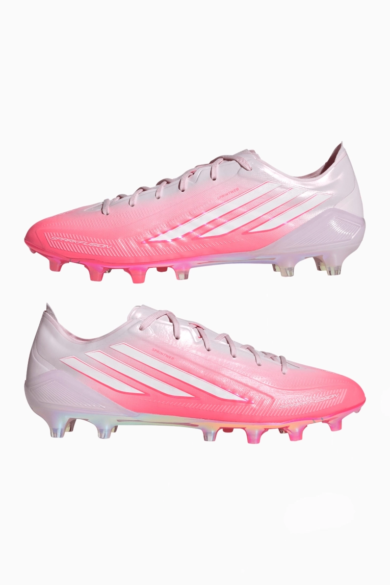 Ghete de fotbal adidas F50 Elite Sparkfusion L FG/AG pentru femei - Alb