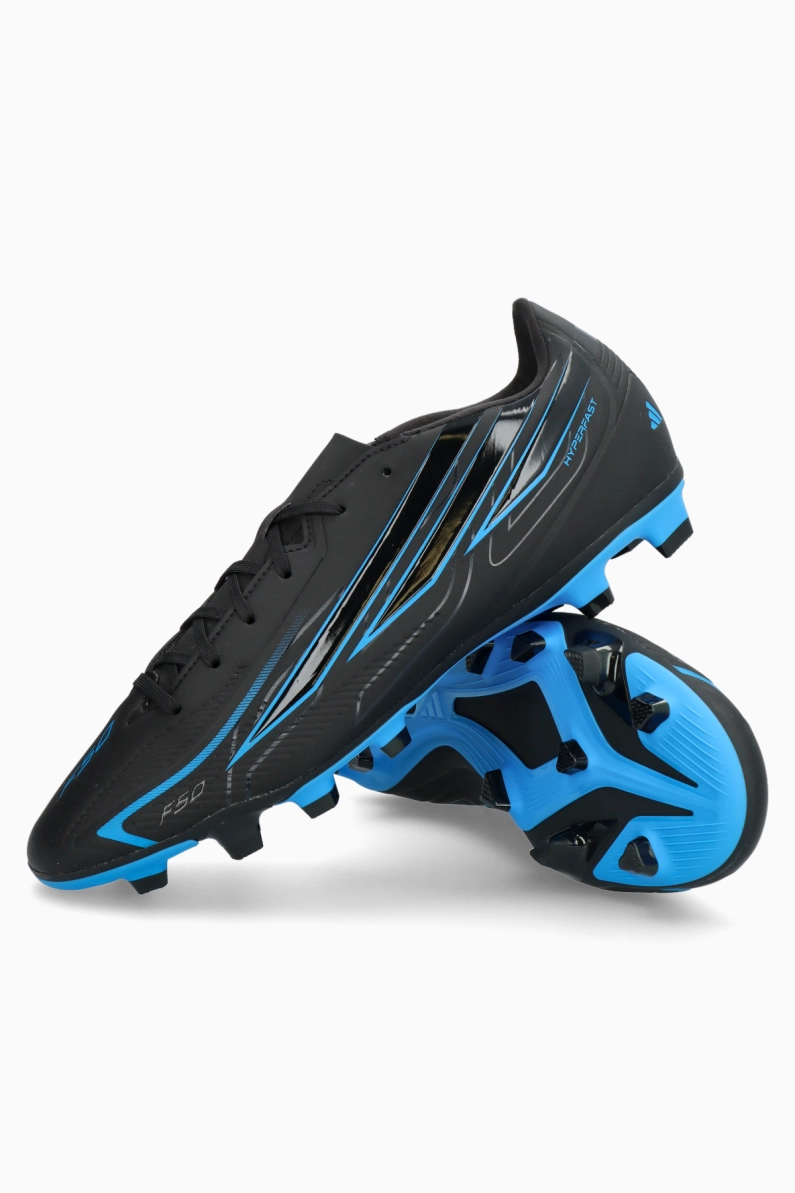 Ghete de fotbal adidas F50 Club Hyperfast FG/MG - Negru