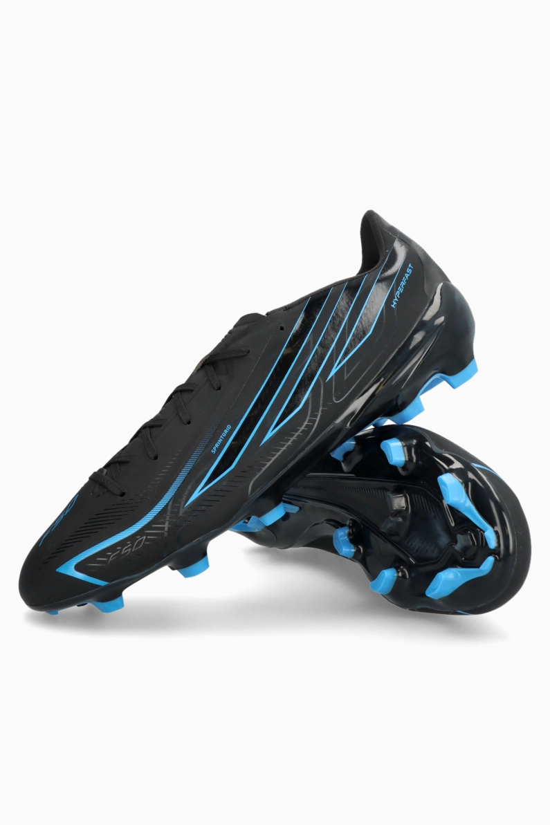 Ghete de fotbal adidas F50 League Hyperfast FG - Negru