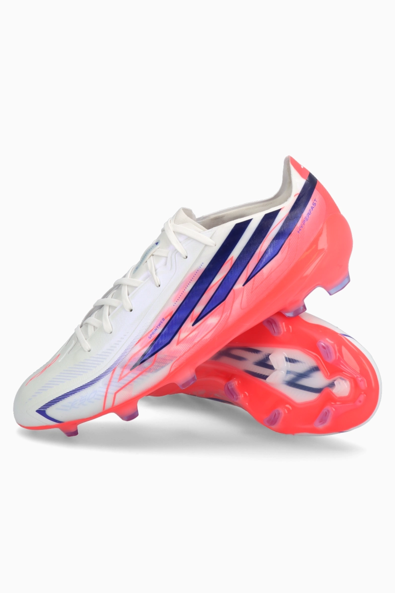 Ghete de fotbal adidas F50 Pro Hyperfast FG - Alb