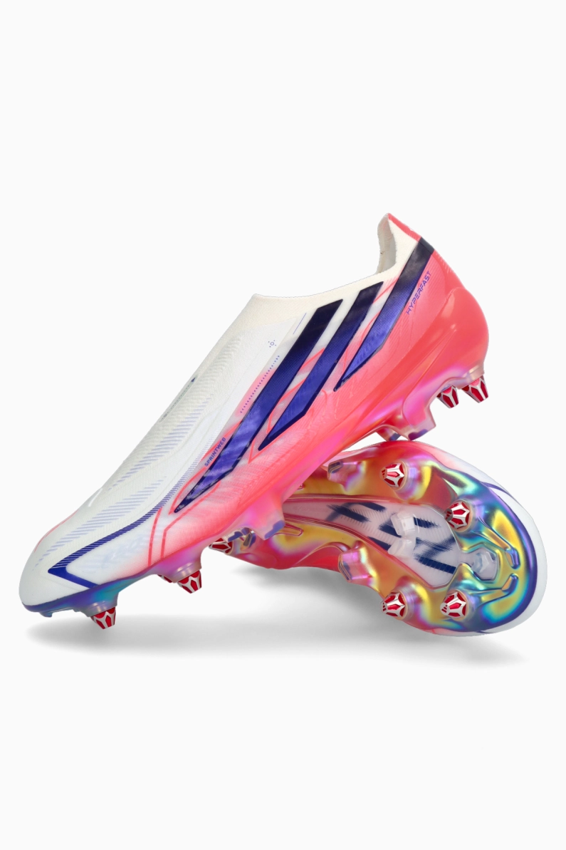 Ghete de fotbal adidas F50 Elite Hyperfast LL SG - Alb