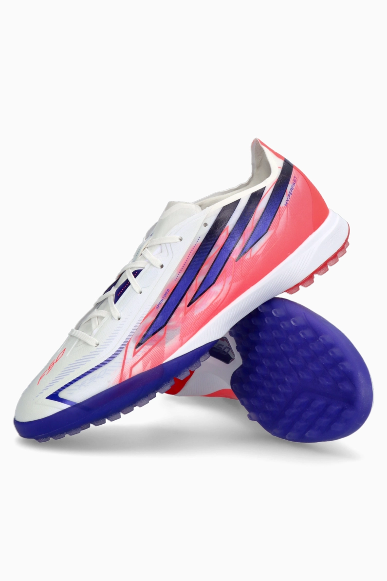 Ghete de fotbal adidas F50 Pro Hyperfast TF - Alb