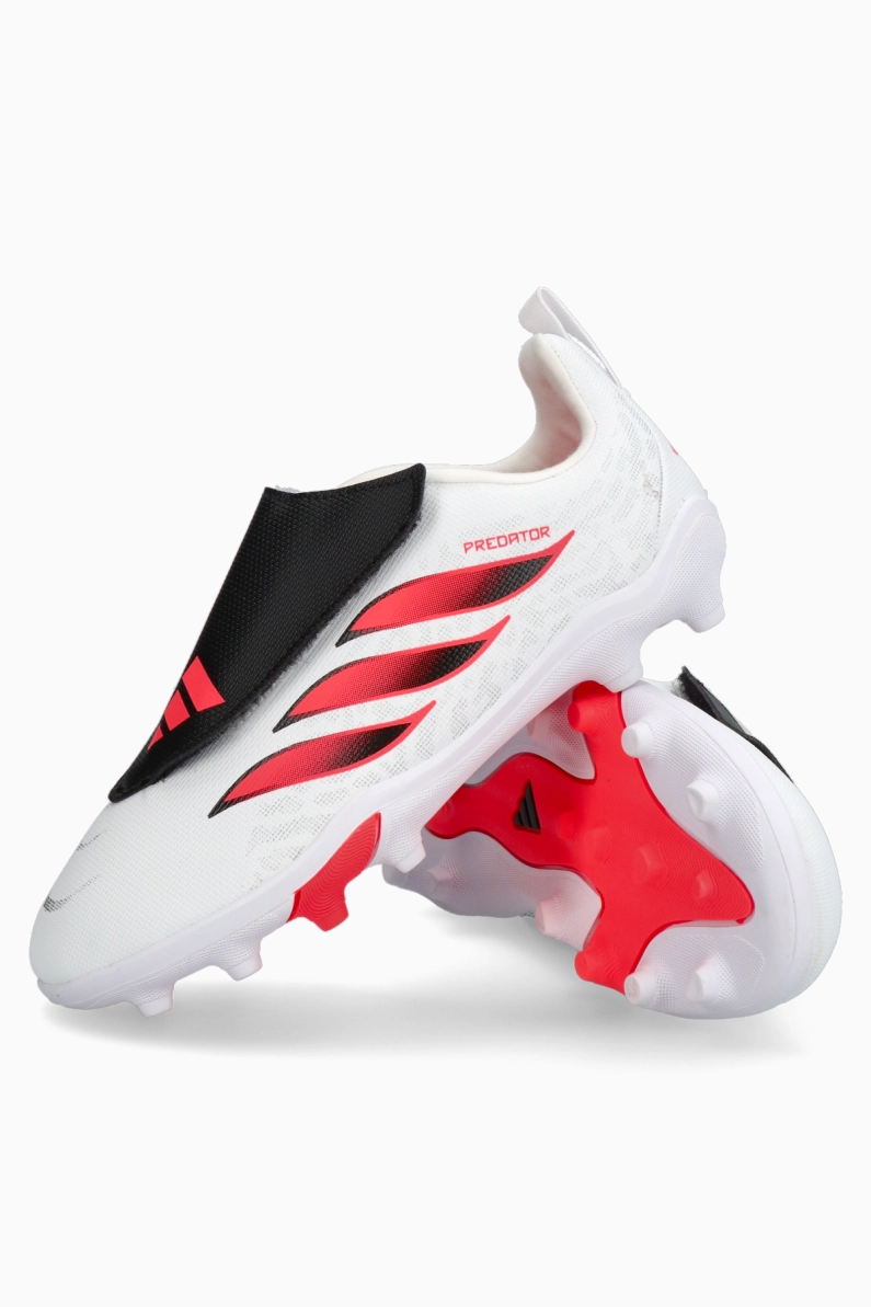 Ghete de fotbal adidas Predator Club FG/MG Junior - Alb
