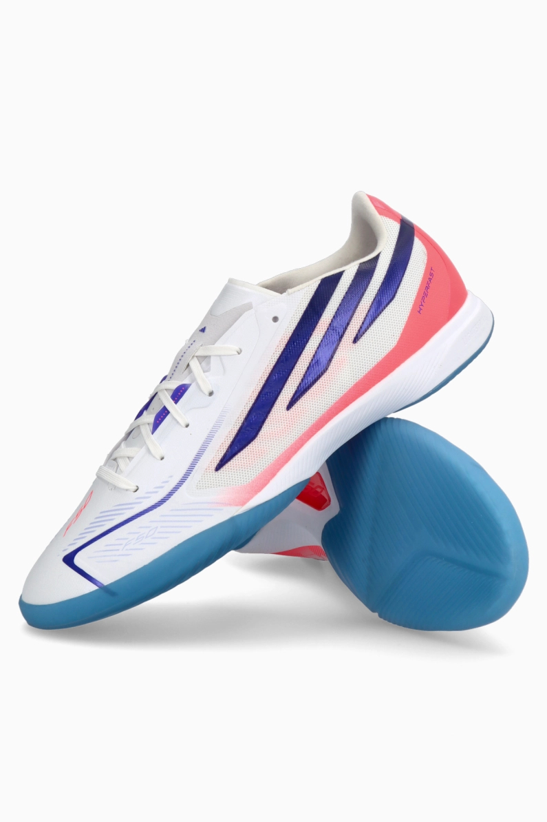 Ghete de fotbal adidas F50 Pro Hyperfast IN - Alb
