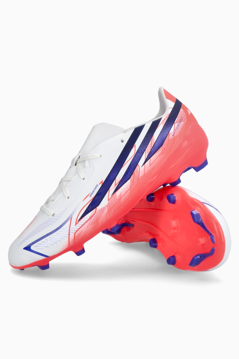 Ghete de fotbal adidas F50 League Hyperfast FG Junior - Alb
