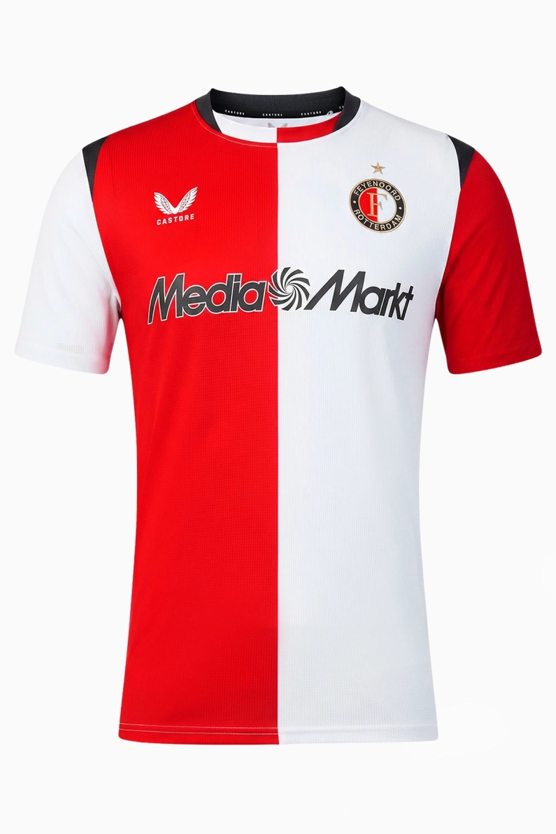 Tricou Castore Feyenoord Rotterdam 26/27 Home - Alb, Roșu
