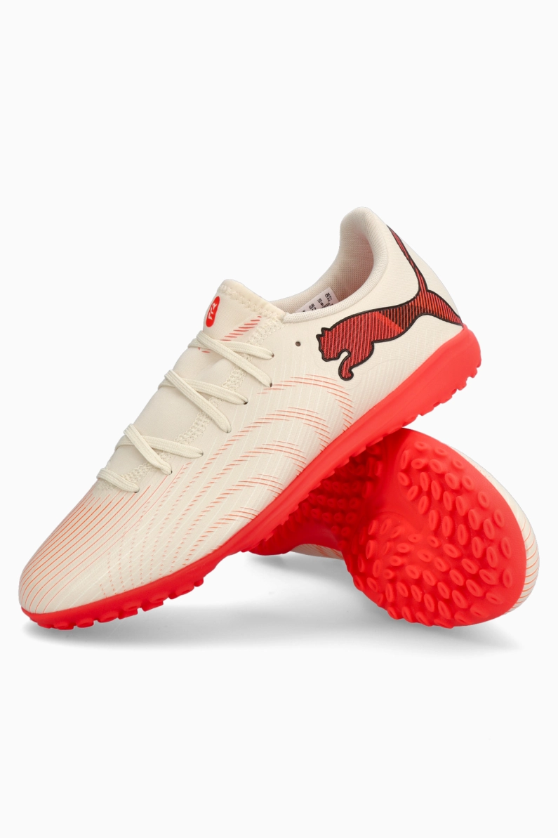 Ghete de fotbal Puma Future 9 Play TT Junior - Alb