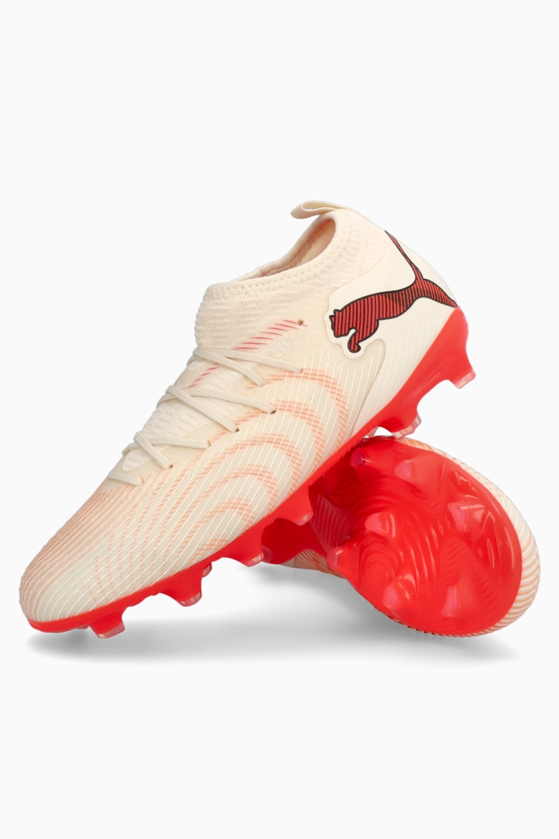 Ghete de fotbal Puma Future 9 Match FG/AG Junior - Alb