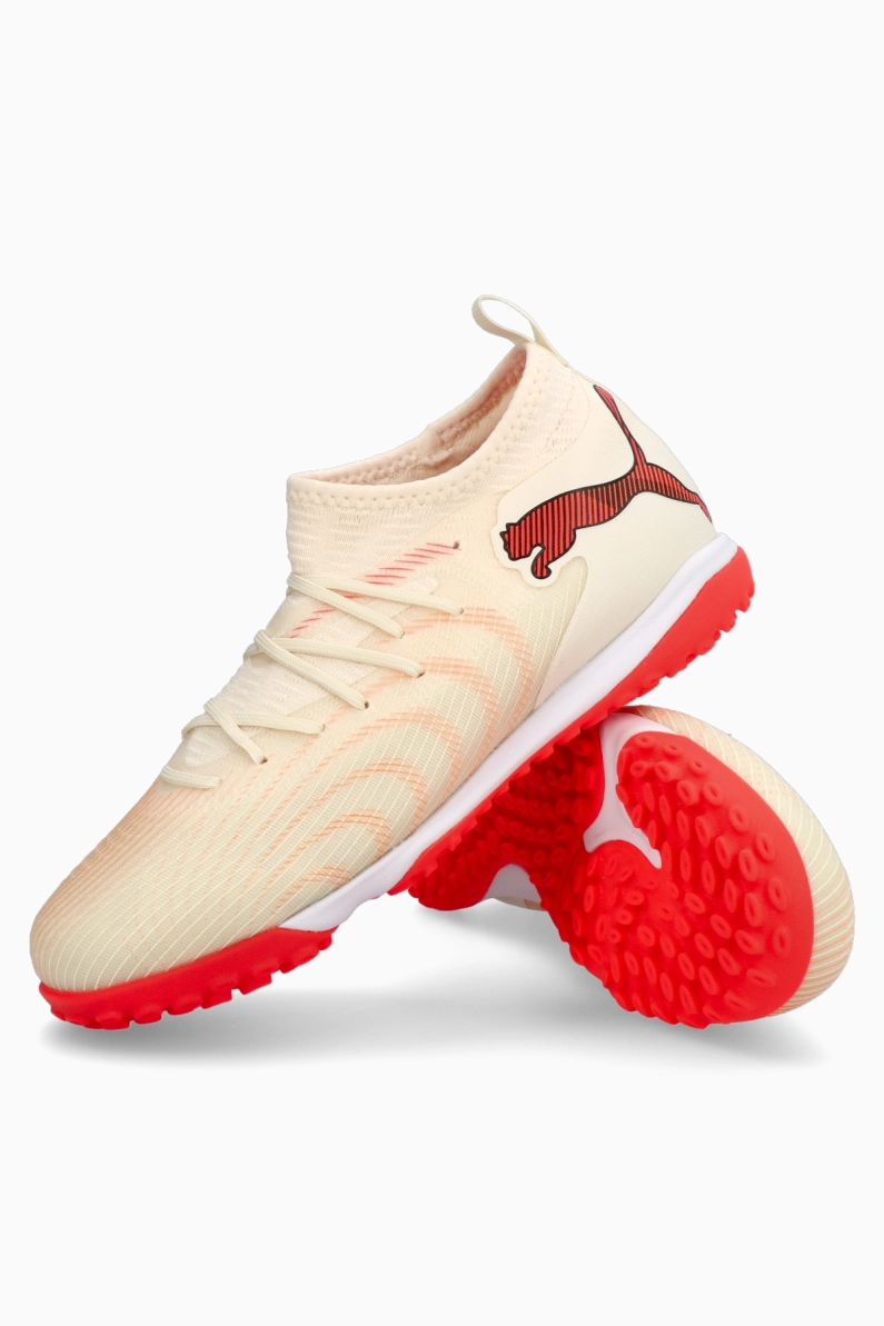 Ghete de fotbal Puma Future 9 Match TF Junior - Alb