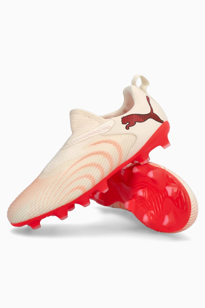 Ghete de fotbal Puma Future 9 Match LL FG/AG Junior - Alb