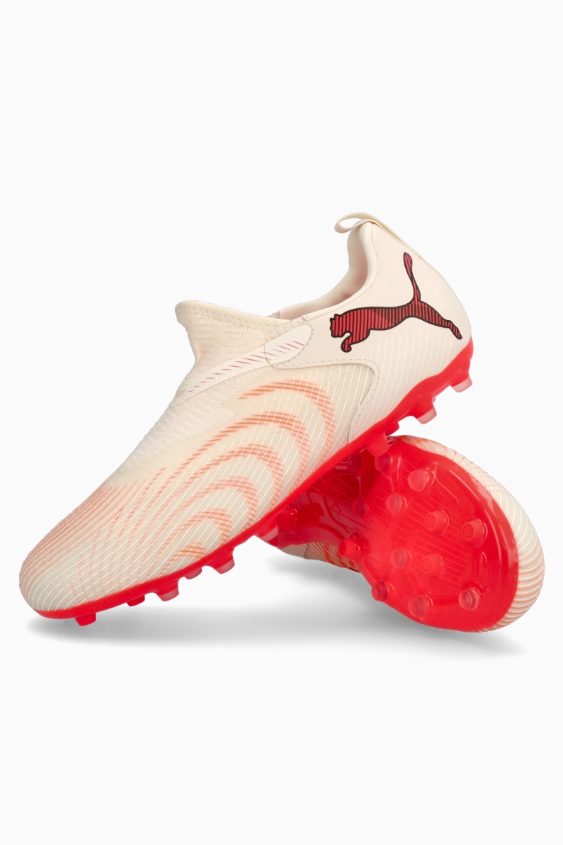 Ghete de fotbal Puma Future 9 Match LL MG Junior - Alb
