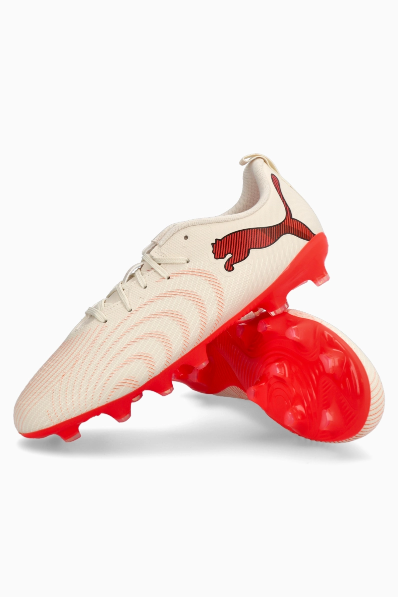Ghete de fotbal Puma Future 9 Play FG/AG Junior - Alb