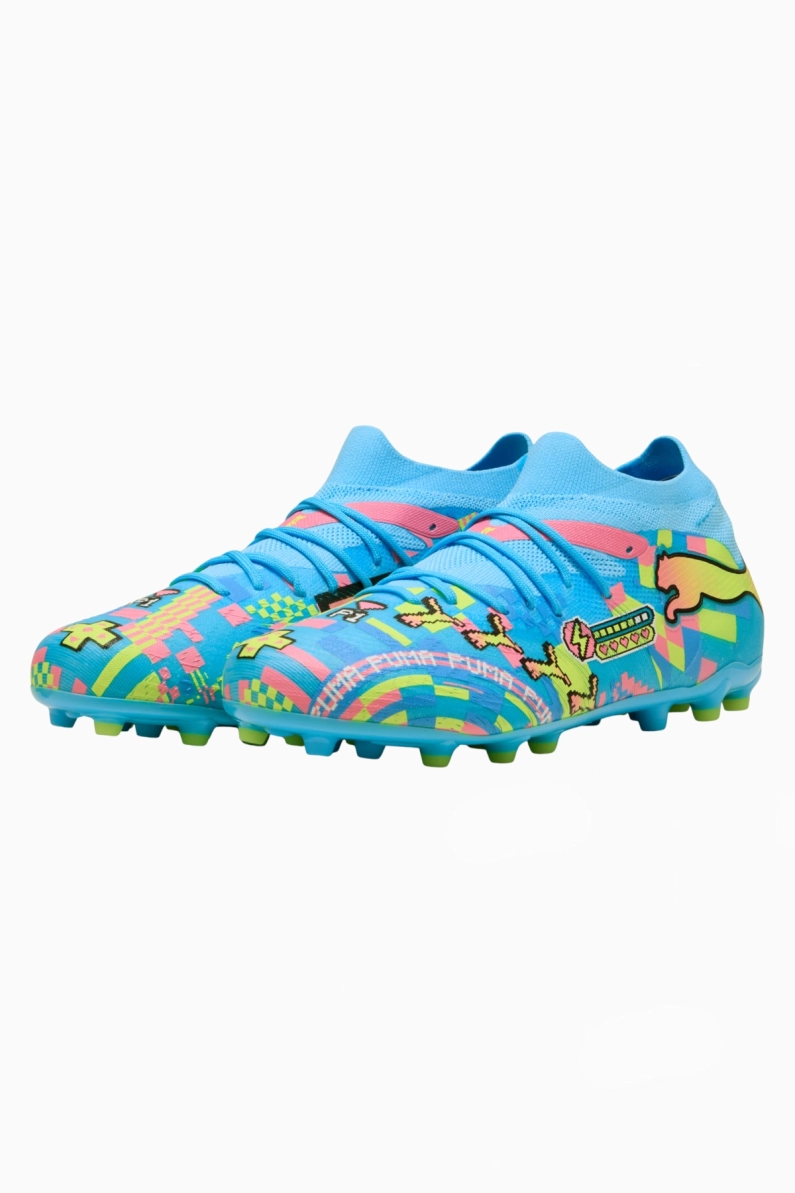 Ghete de fotbal Puma Future 9 Match MG - Albastru