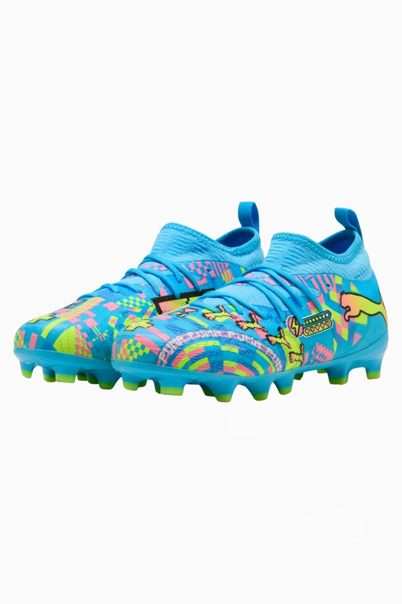 Ghete de fotbal Puma Future 9 Match FG/AG Junior - Albastru