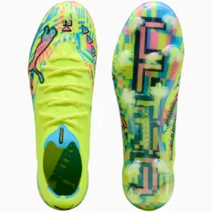 Ghete de fotbal Puma Ultra Nitro 7 Ultimate FG - Lămâie Verde (PSH-109238 01-P) Ghete Elite / Profesionale, Ghete pentru iarbă, Puma Level Up, Puma Ultra