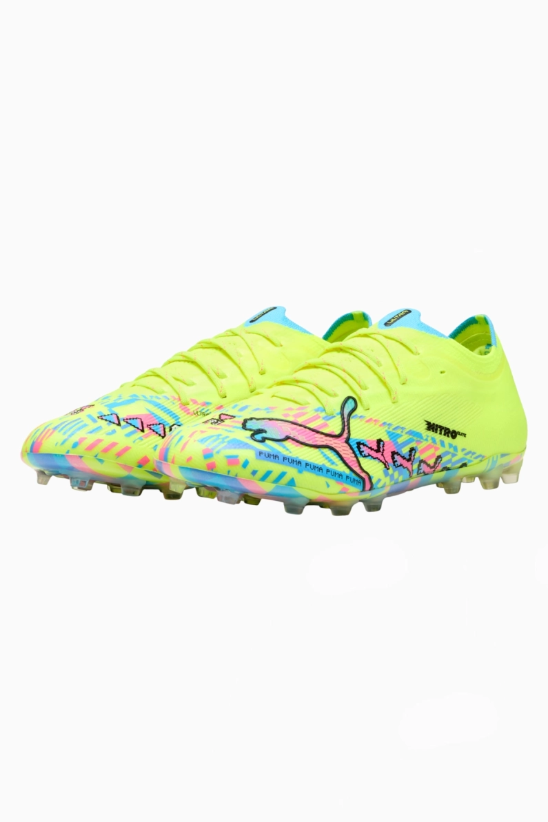 Ghete de fotbal Puma Ultra Nitro 7 Ultimate MG - Lămâie Verde