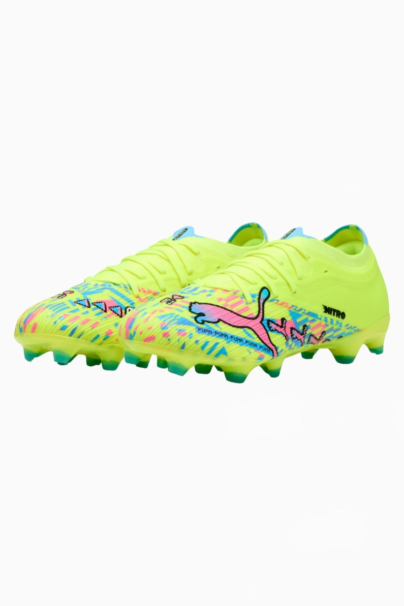Ghete de fotbal Puma Ultra Nitro 7 Match FG/AG - Lămâie Verde