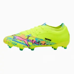 Ghete de fotbal Puma Ultra Nitro 7 Match FG/AG - Lămâie Verde (PSH-109240 01-P) Ghete pentru iarbă, Ghete Semi-amatori, Puma Level Up, Puma Ultra