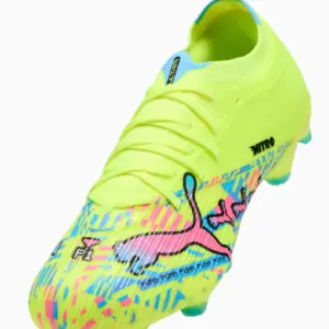 Ghete de fotbal Puma Ultra Nitro 7 Match FG/AG - Lămâie Verde (PSH-109240 01-P) Ghete pentru iarbă, Ghete Semi-amatori, Puma Level Up, Puma Ultra