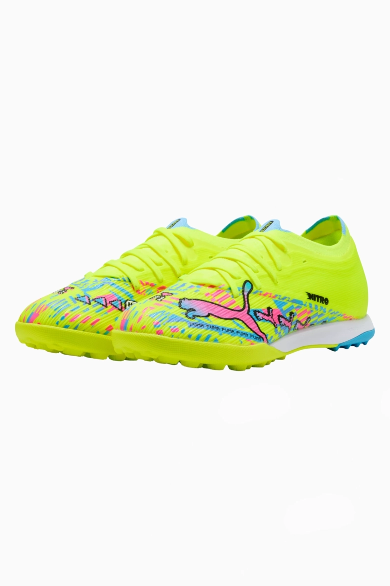 Ghete de fotbal Puma Ultra Nitro 7 Match TT - Lămâie Verde