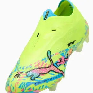 Ghete de fotbal Puma Ultra Nitro 7 Ultimate LL FG - Lămâie Verde (PSH-109368 01-P) Ghete Elite / Profesionale, Ghete pentru iarbă, Puma Level Up, Puma Ultra