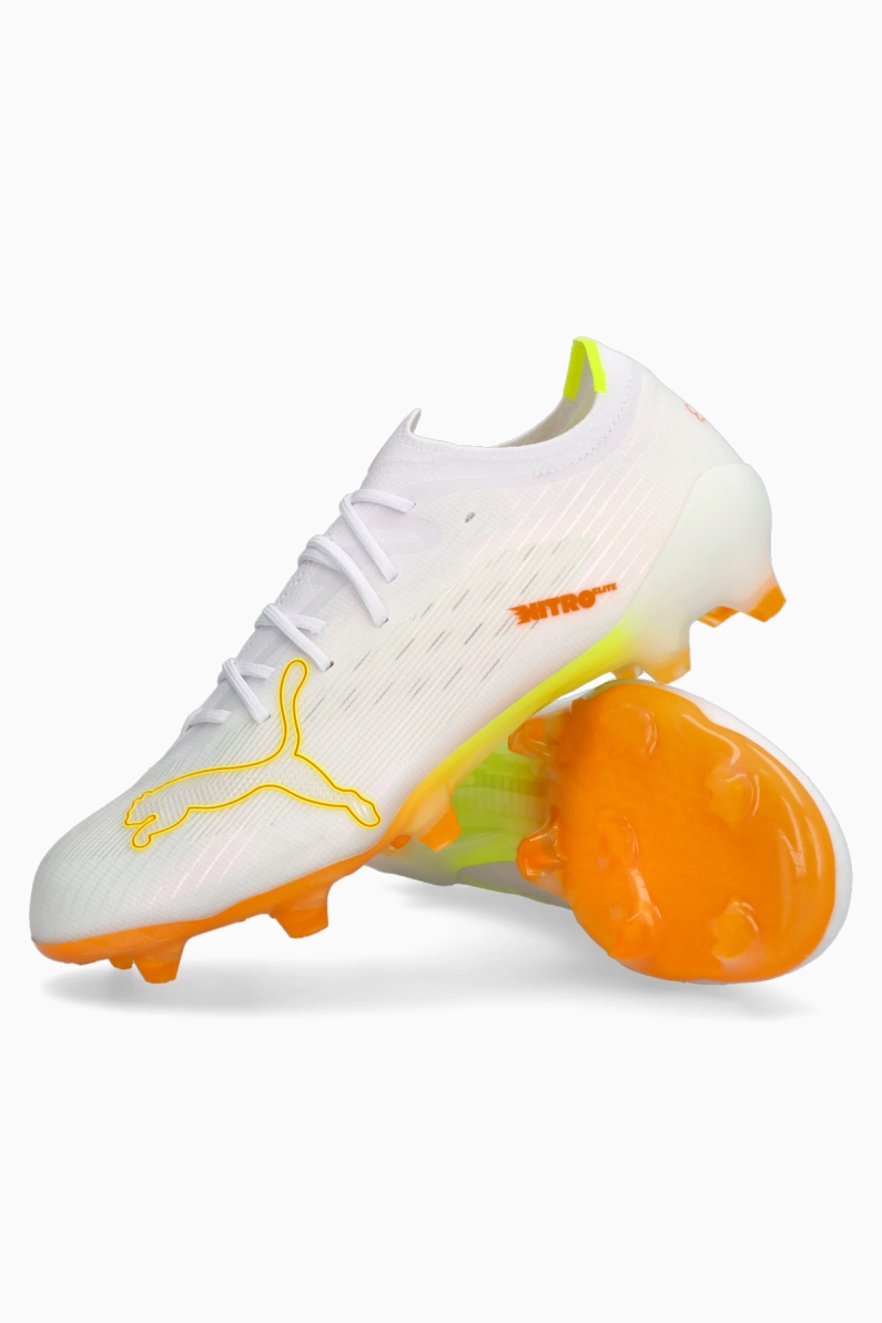 Ghete de fotbal Puma Ultra Nitro 7 Ultimate FG - Alb