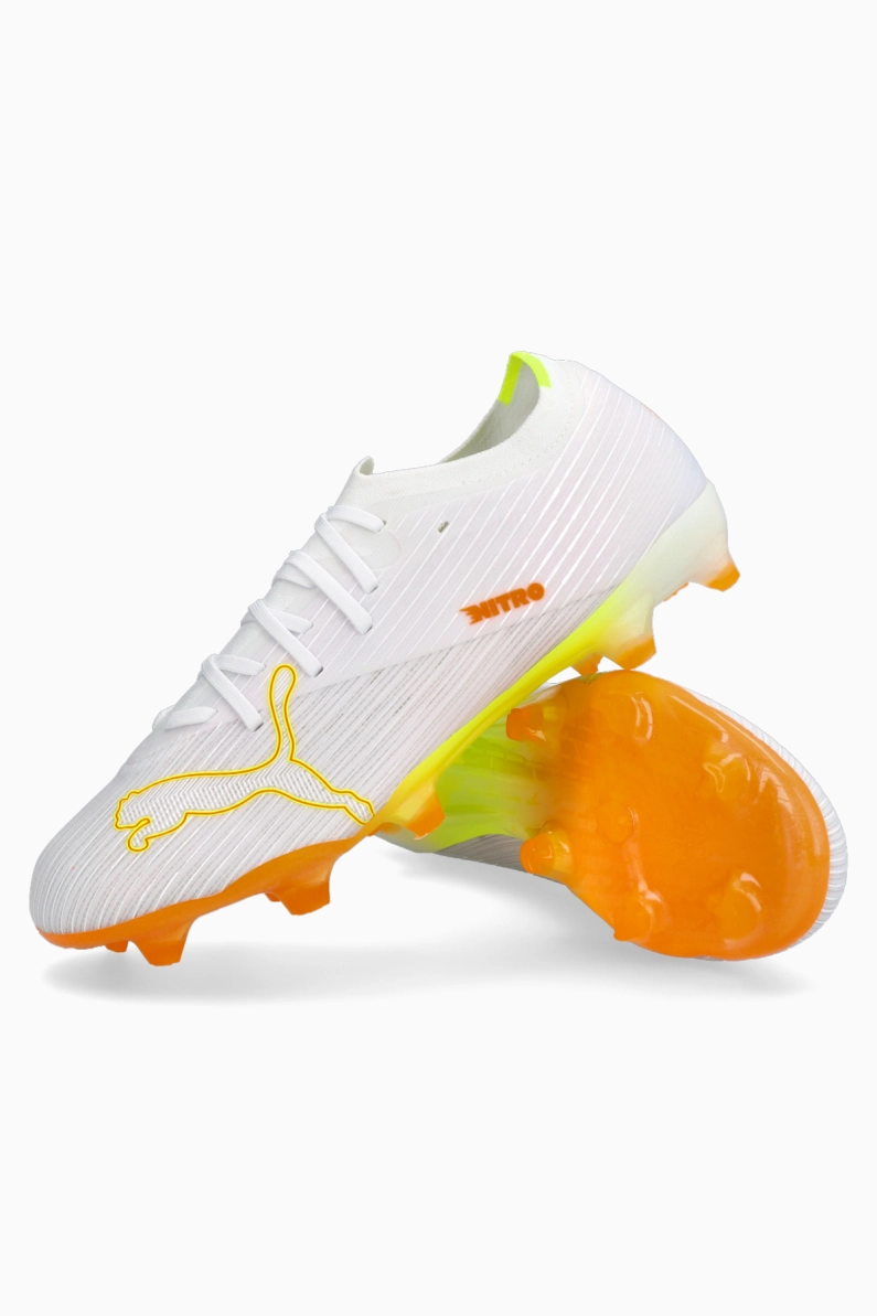 Ghete de fotbal Puma Ultra Nitro 7 Match FG/AG - Alb