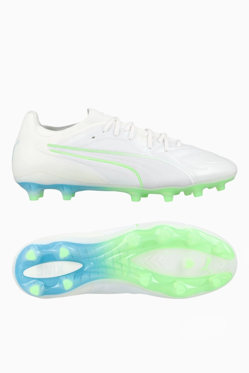 Ghete de fotbal Puma King 20 Ultimate FG/AG - Alb