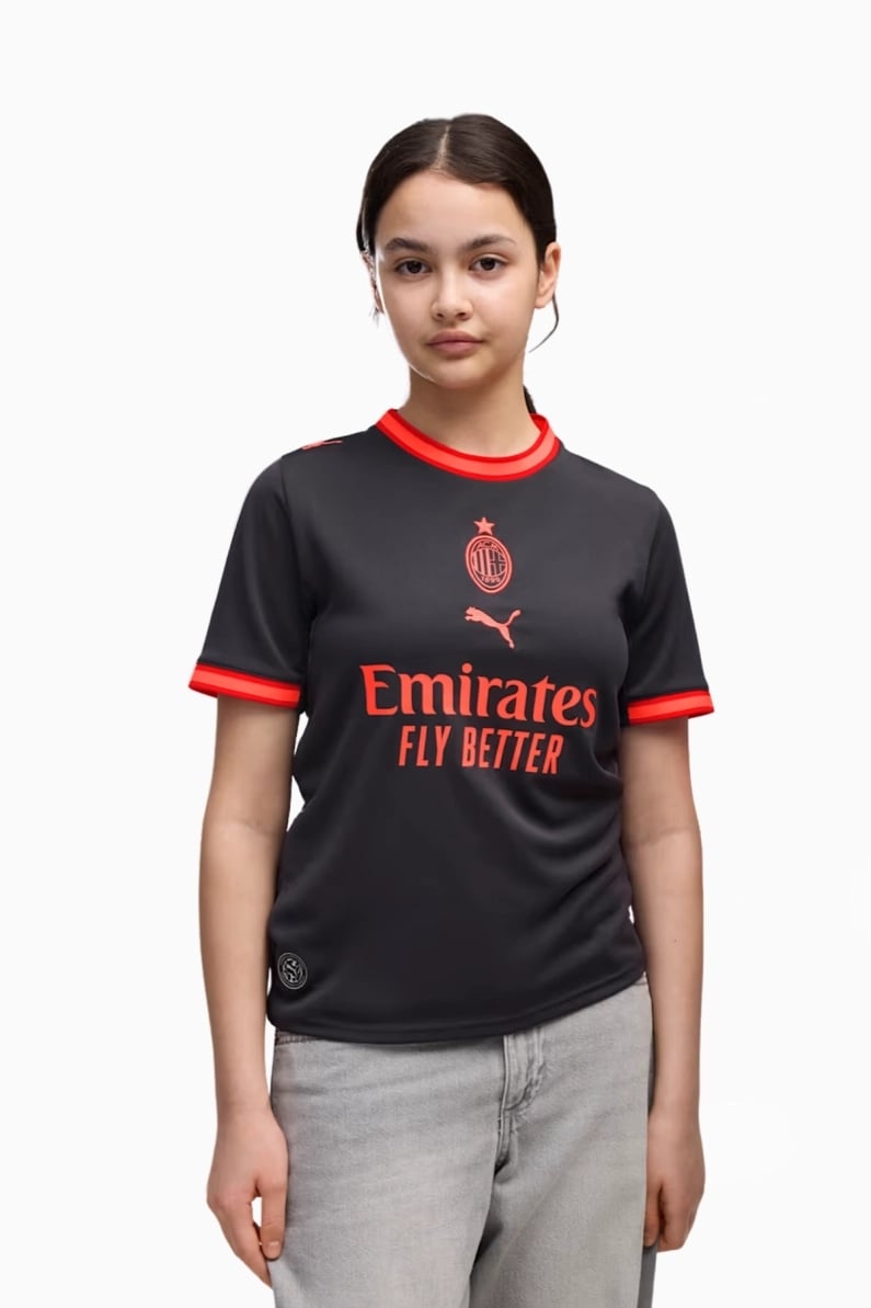 Tricou Puma AC Milan 26/27 Treilea Replica Junior - Negru