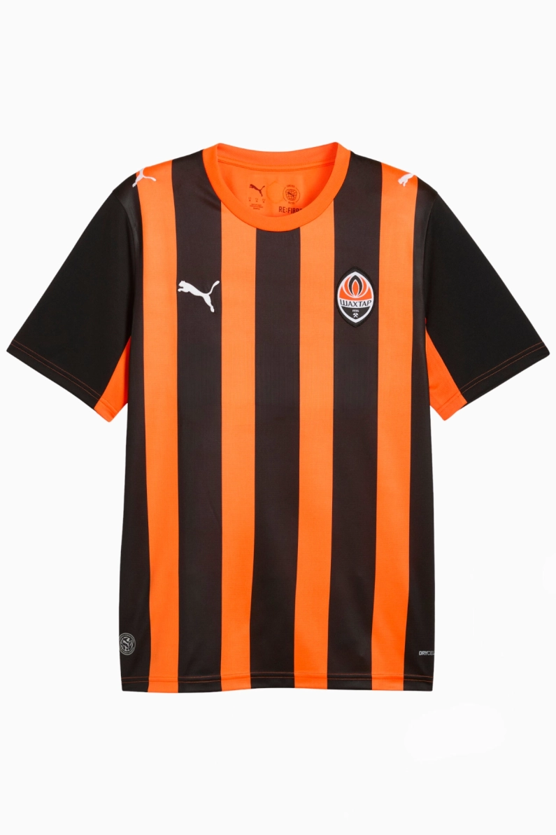 Tricou Puma Șahtar Donețk 26/27 Home Replica - Negru, Portocale