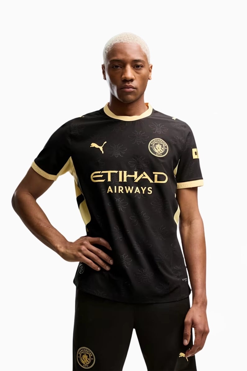 Tricou Puma Manchester City 26/27 Away Authentic - Negru