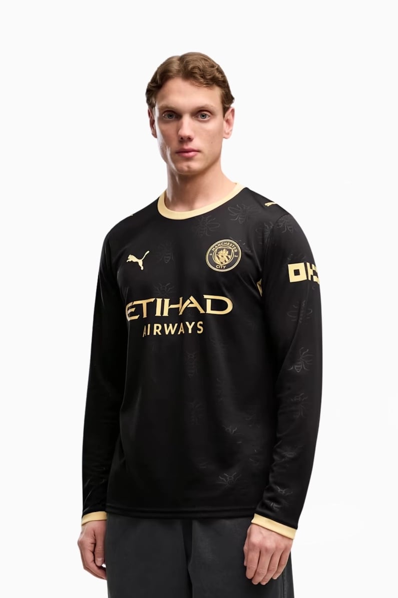 Tricou cu maneci lungi Puma Manchester City 26/27 Away Replica - Negru
