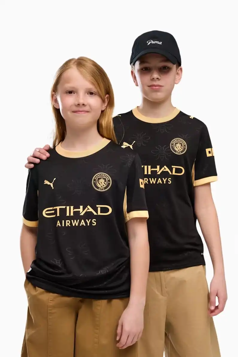 Tricou Puma Manchester City 26/27 Away Replica Junior - Negru