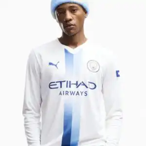 Tricou cu maneci lungi Puma Manchester City 26/27 Treilea Replica - Alb (PSH-784353 06-P) Tricouri