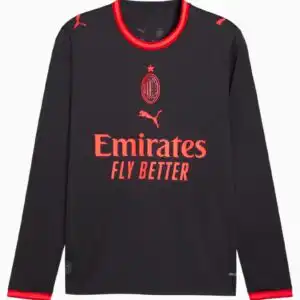 Tricou cu maneci lungi Puma AC Milan 26/27 Treilea Replica - Negru (PSH-785487 03-P) Tricouri
