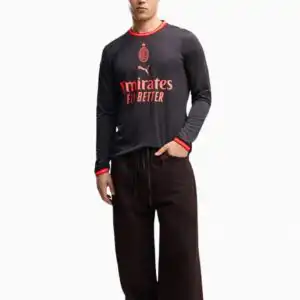 Tricou cu maneci lungi Puma AC Milan 26/27 Treilea Replica - Negru (PSH-785487 03-P) Tricouri