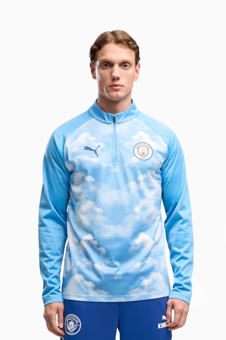 Hanorac Puma Manchester City 26/27 Training 1/4 Zip Top - Albastru